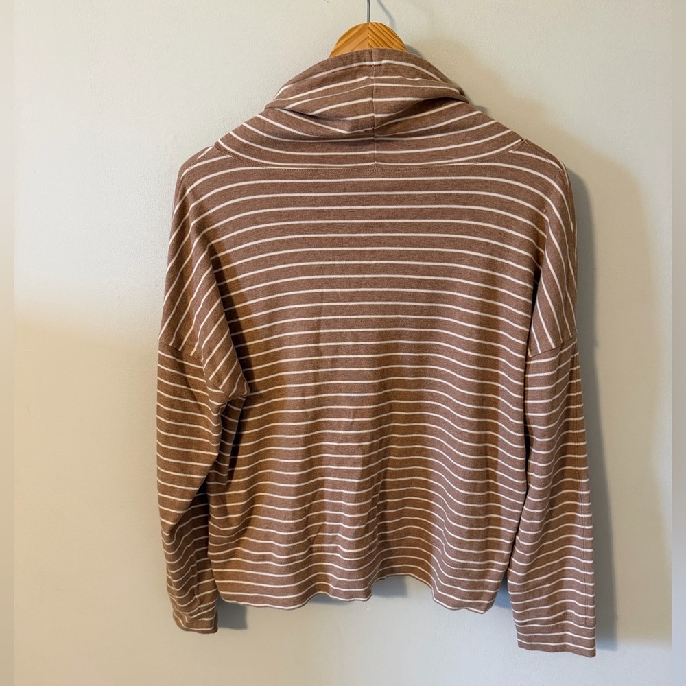 Haven Well Within Striped Cowl Neck Pullover Sweater Size L - Picture 7 of 8